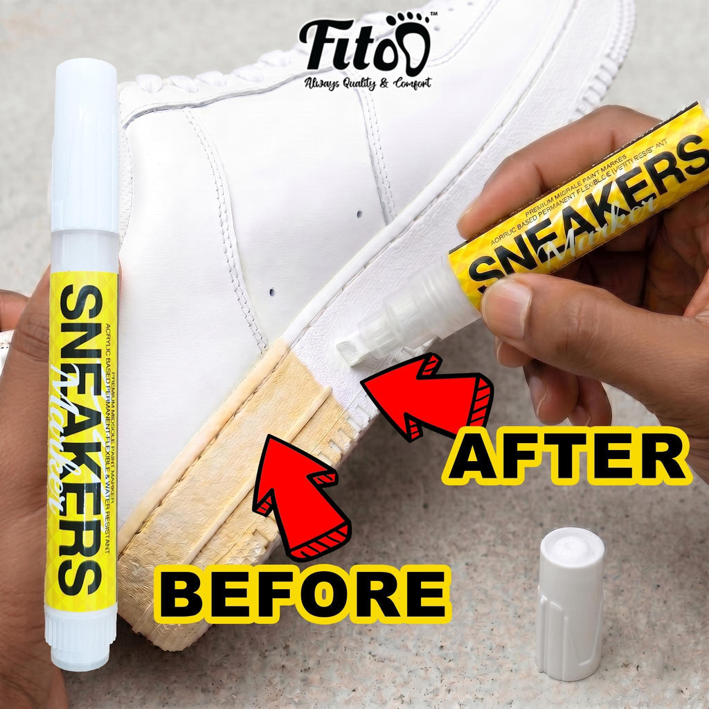 Fitoo Repair Marker Sneakers Touch Up Pen White Restore