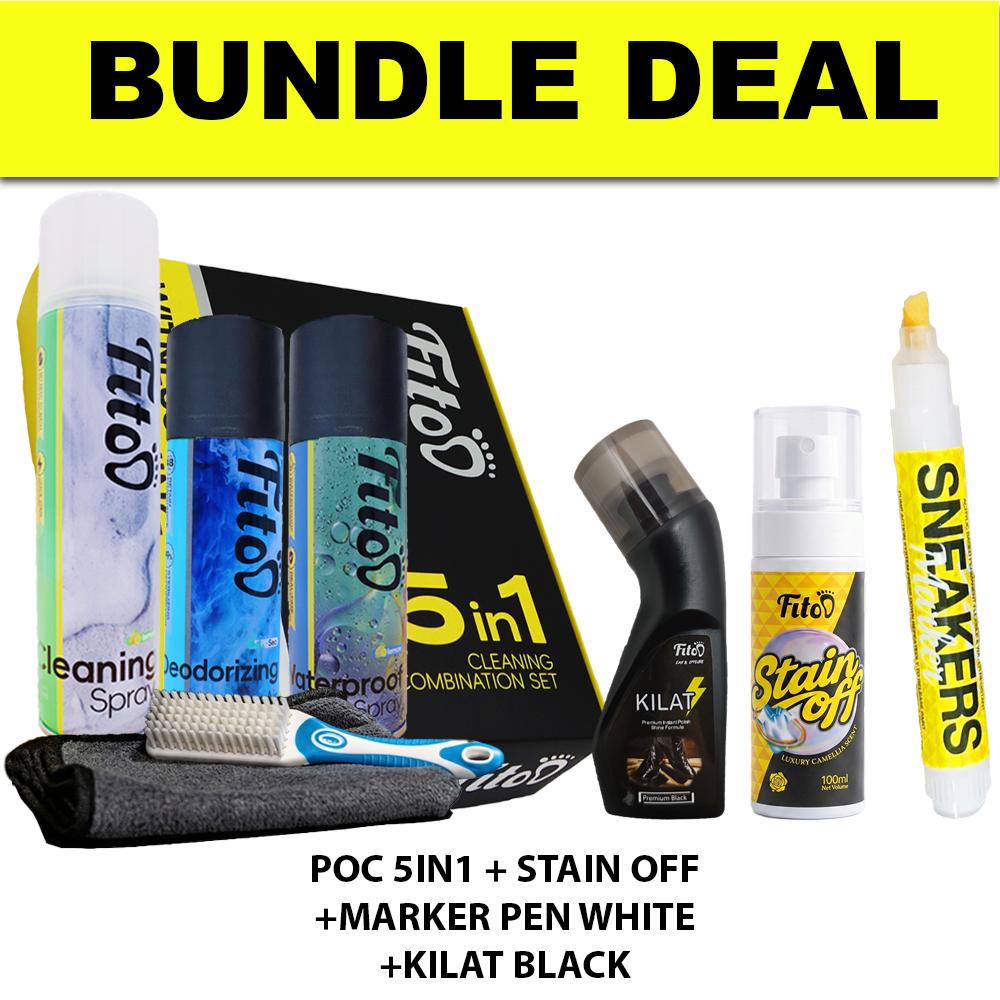 Fitoo 5-in-1 Shoe Cleaning Kit | Superb Clean