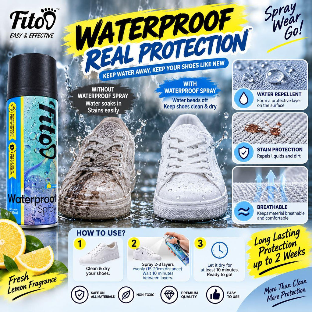 Fitoo Shoe Nano Waterproof Spray (260ml)