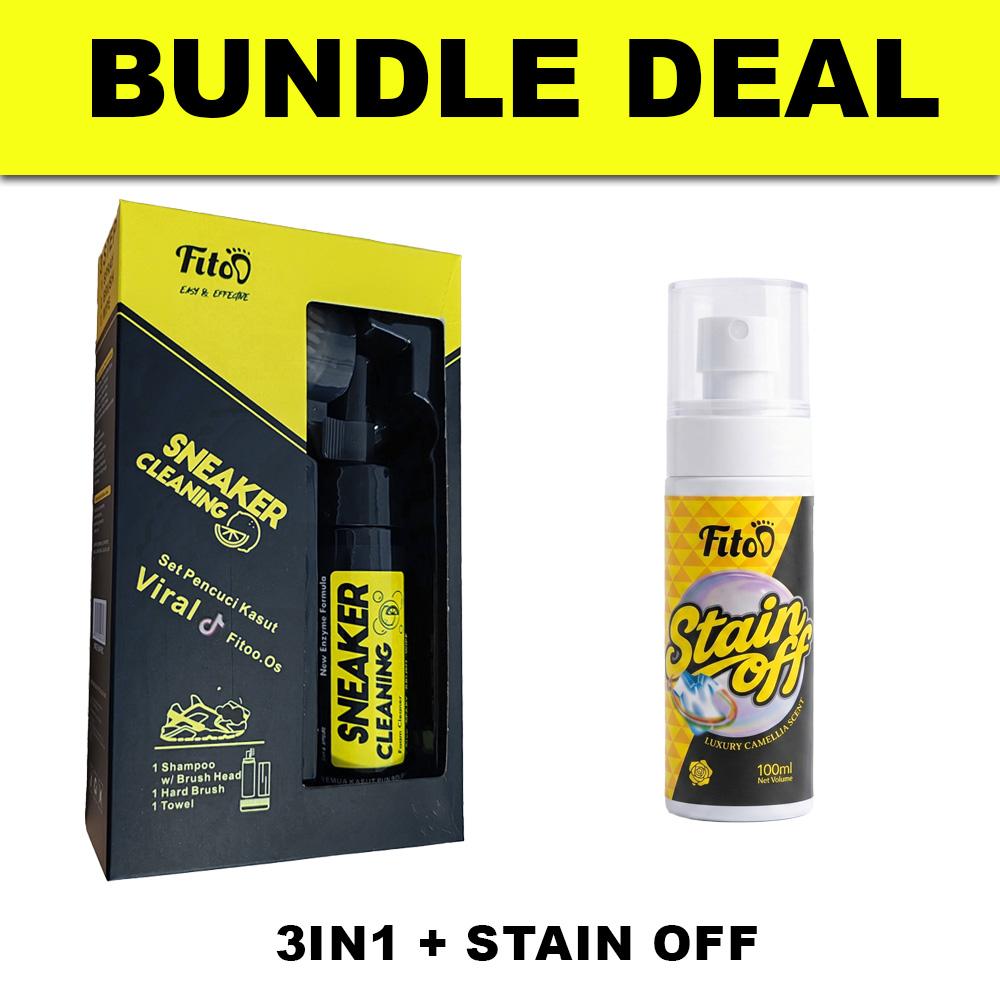 Fitoo Stain Off (100ml) Fabric Cleaner Coffee Sweat Blood Urine Stain Kesan Peluh