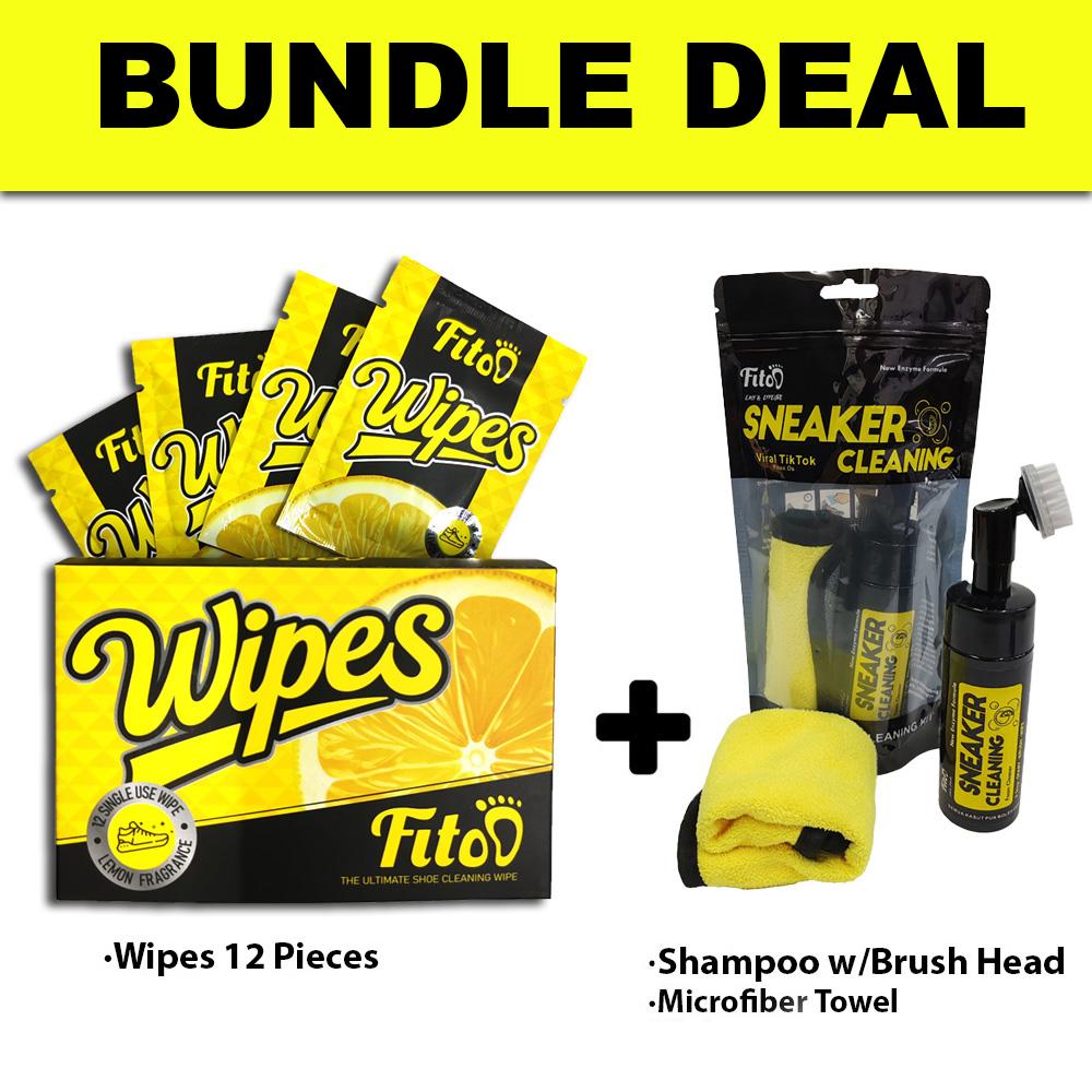 Fitoo Sneaker Cleaning Kit Set 2-IN-1, 3-IN-1 & Combo