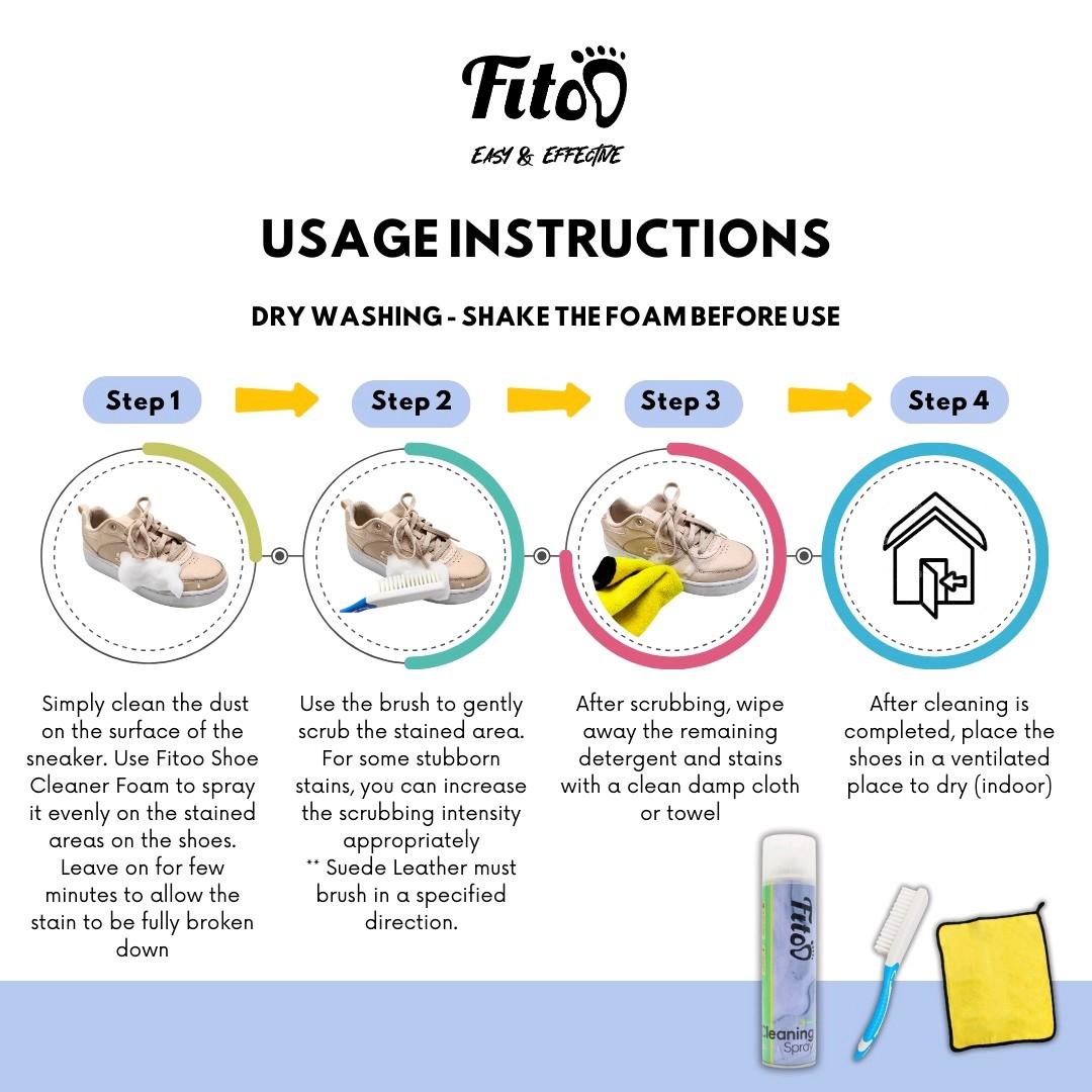 Fitoo Superb Clean 3-in-1 Shoe Cleaning Kit