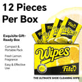 Fitoo Shoe Wipes Wet Tissue for Cleaning Sneakers Shoes - Dirt Stains (12 Wipes/Box)