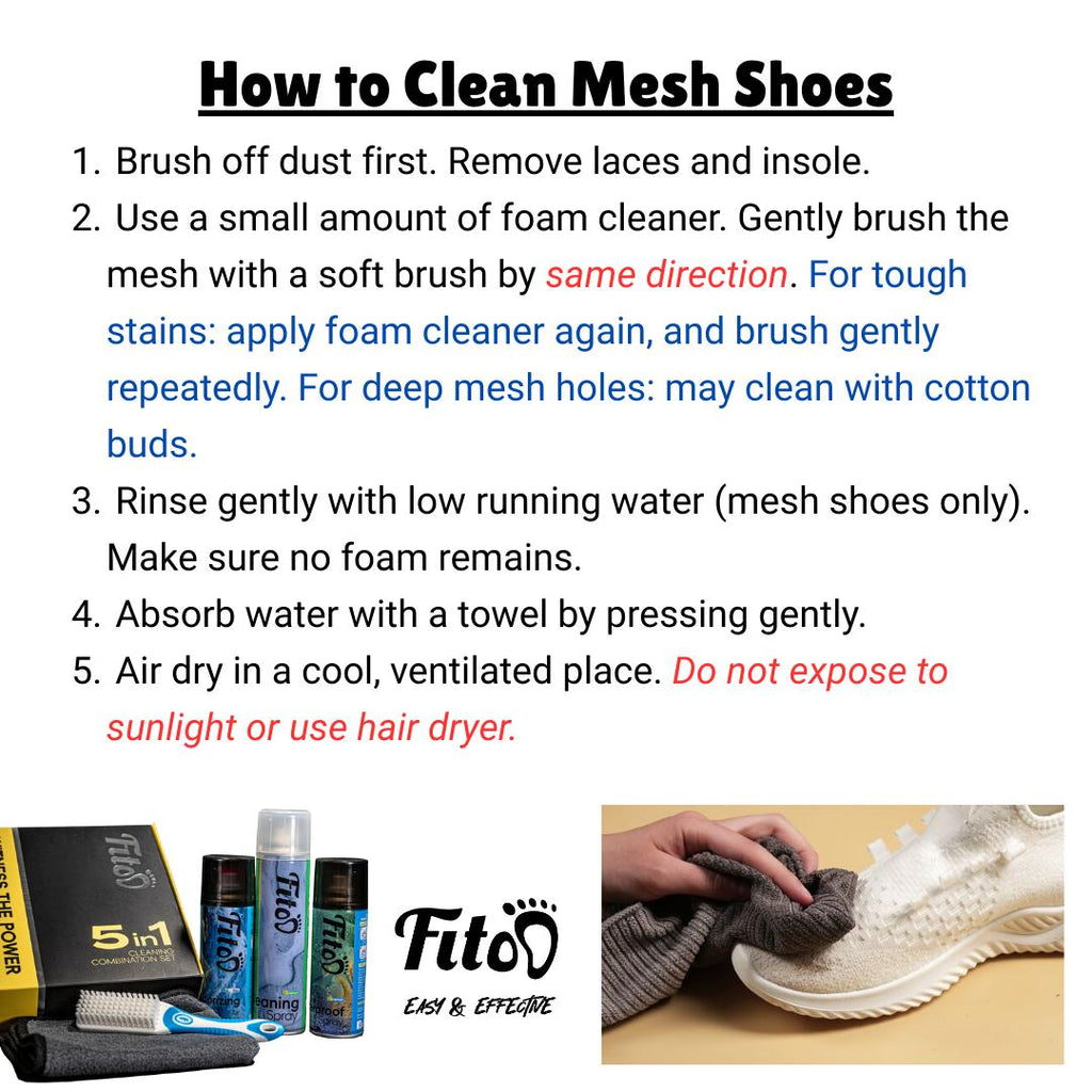 Fitoo Superb Clean 4-in-1 Shoe Cleaning Kit