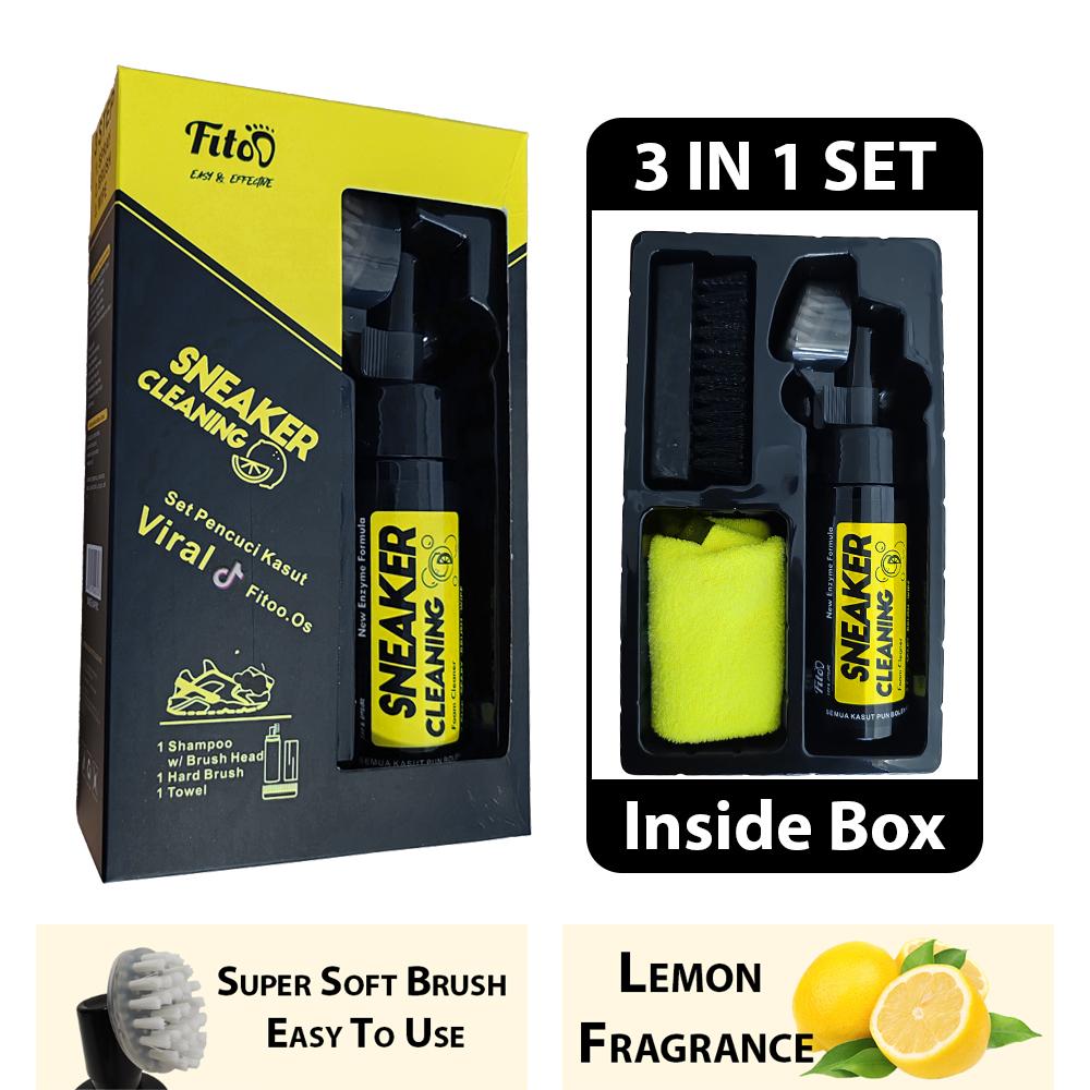Fitoo Sneaker Cleaning Kit Set 2-IN-1, 3-IN-1 & Combo